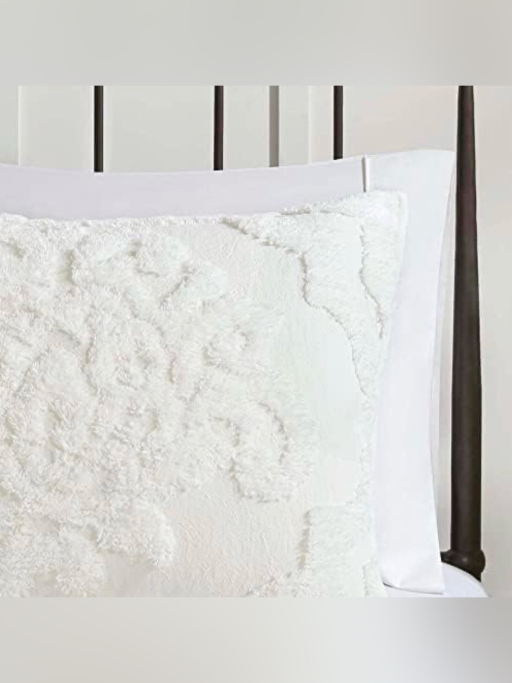 Madison Park - Tufted Chenille 100% Cotton Pillow Sham, Cover Set - Picture 2 of 6